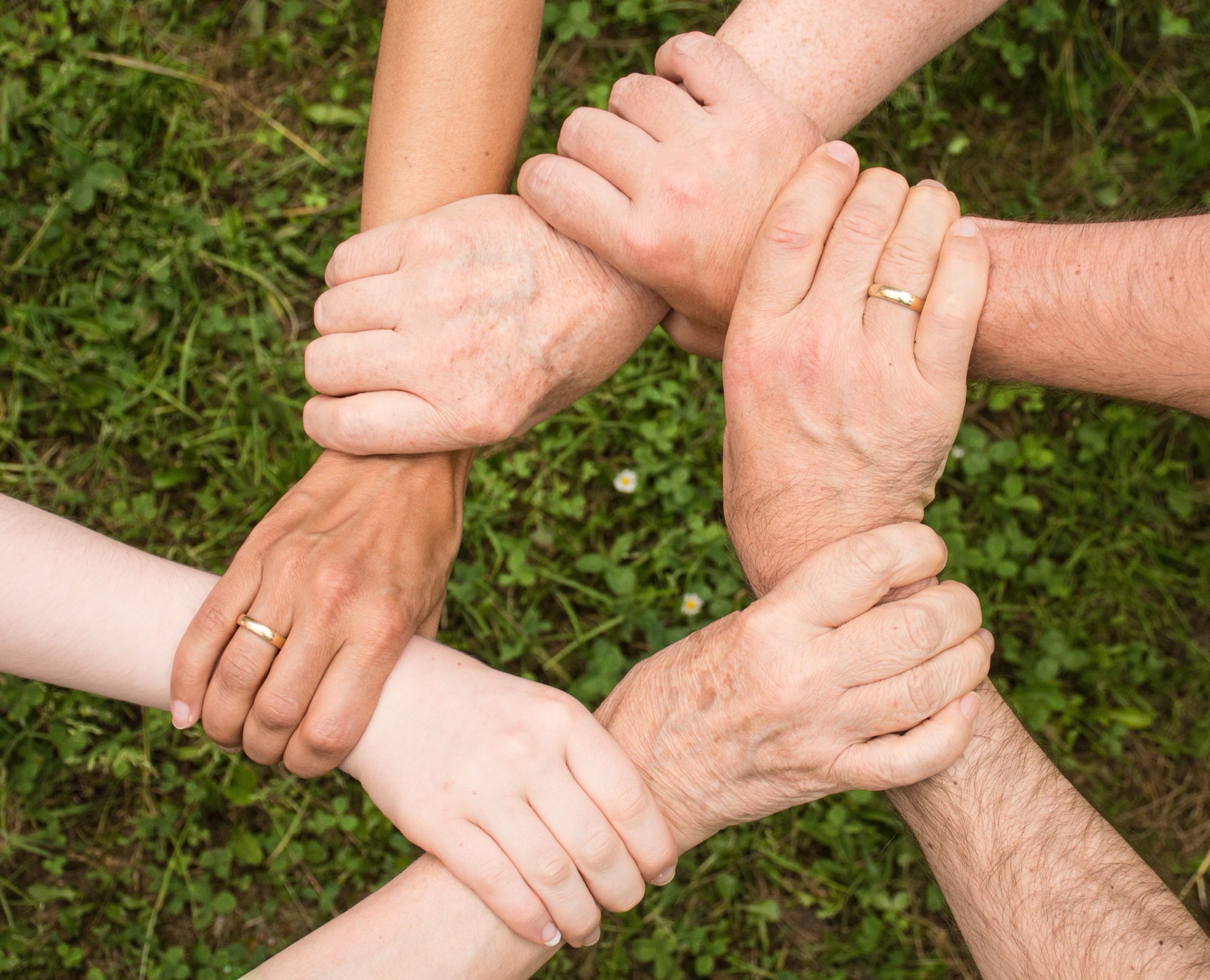 Personas colaborando en comunidad